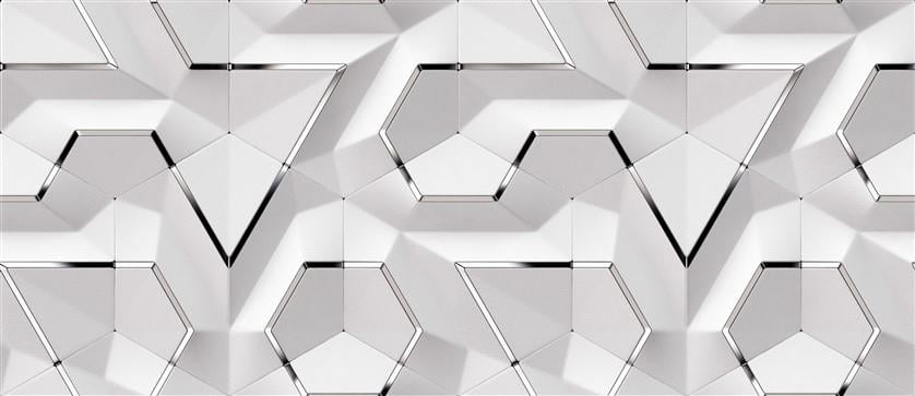 Geometrik Desenli Duvar Kağıdı-3