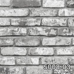 Decowall Deco Stone 5008-03 Tuğla Desen Duvar Kağıdı