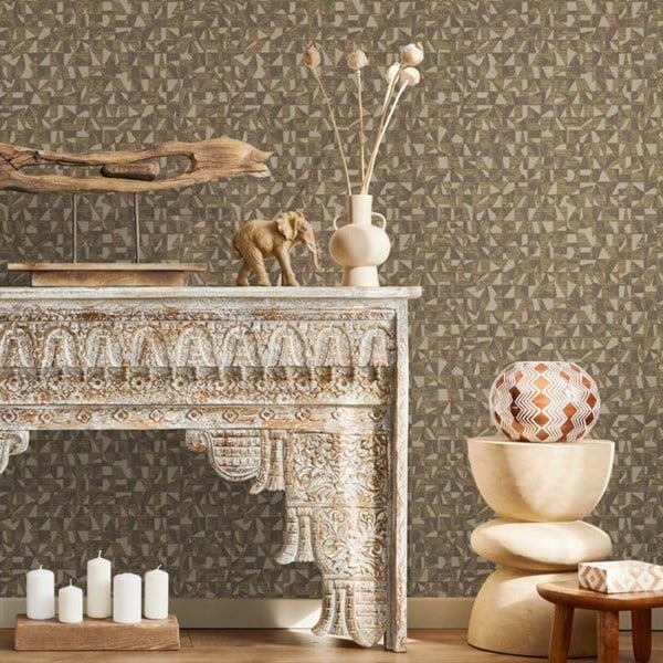 1512-5 Adawall Vera Modern Geometrik Desen Duvar Kağıdı