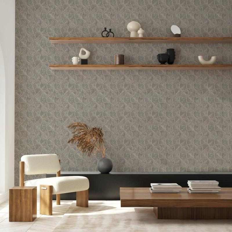 23201-5 Adawall Omega Geometrik Desen Duvar Kağıdı