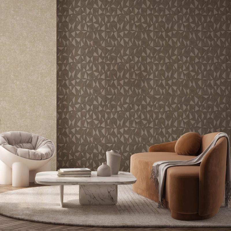 23204-4 Adawall Omega Geometrik Desen Duvar Kağıdı