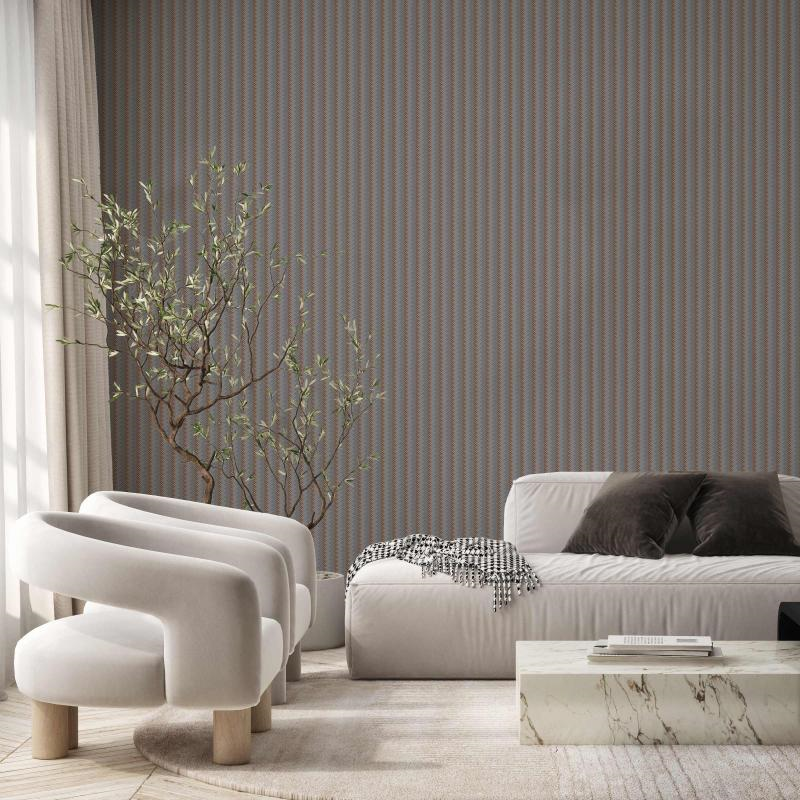 23206-5 Adawall Omega Geometrik Desen Duvar Kağıdı