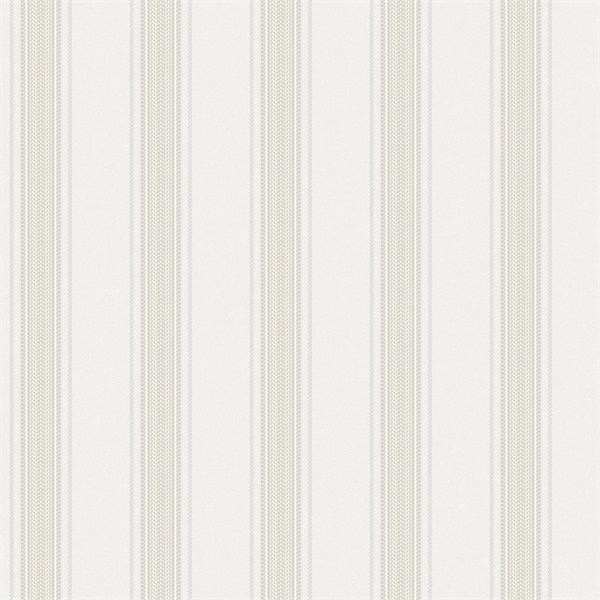 Adawall Seyyah 1306-1 Düz Çizgili Krem Duvar Kağıdı