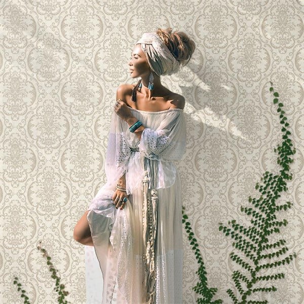 Adawall Seyyah 1312-2 Damask Desen Duvar Kağıdı