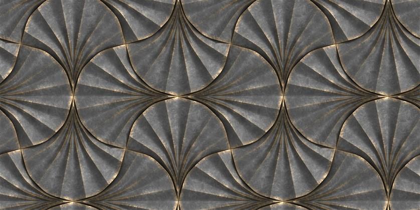 Geometrik Desenli Duvar Kağıdı-13
