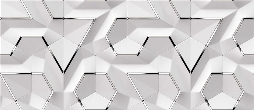 Geometrik Desenli Duvar Kağıdı-3