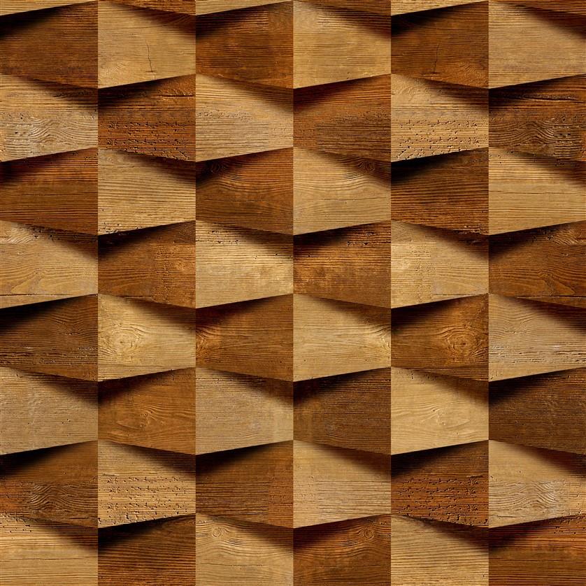 Geometrik Desenli Duvar Kağıdı-40