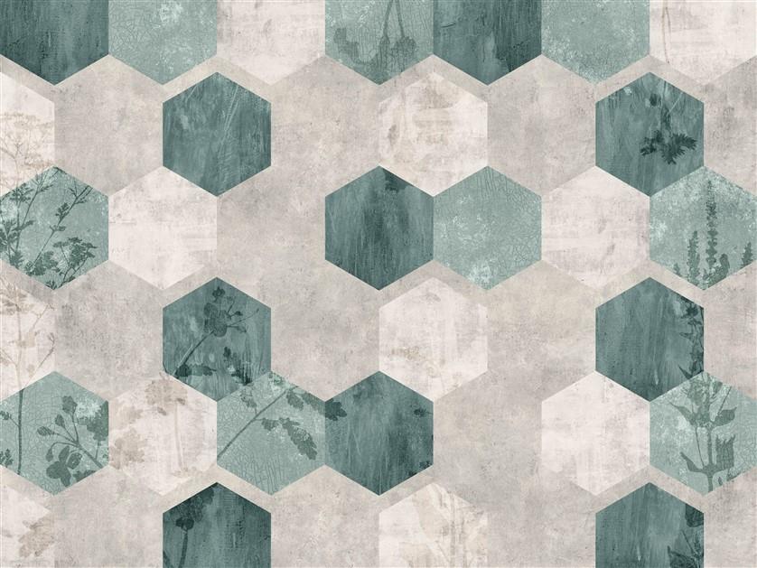 Geometrik Desenli Duvar Kağıdı-51