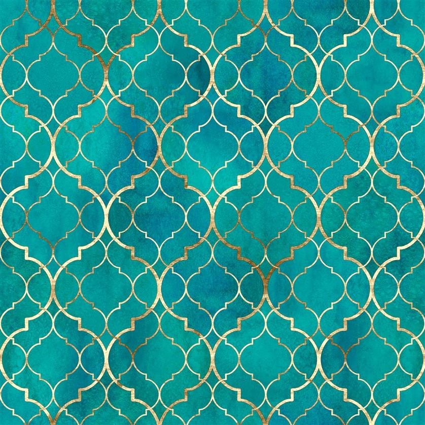 Geometrik Desenli Duvar Kağıdı-53