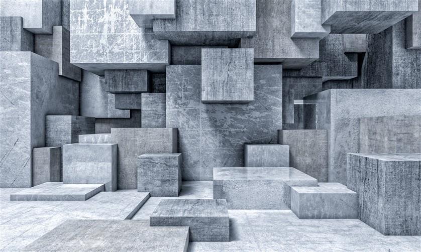 Geometrik Desenli Duvar Kağıdı-56