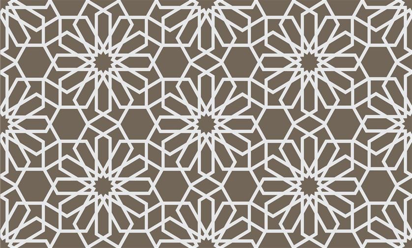 Geometrik Desenli Duvar Kağıdı-57