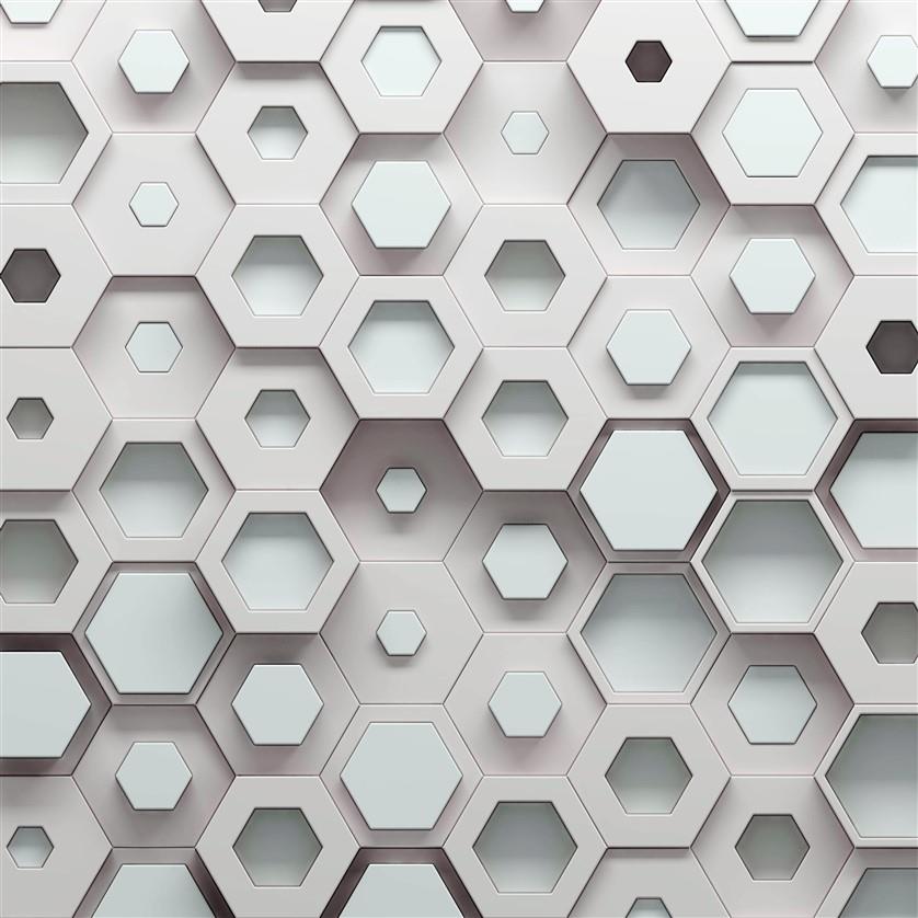Geometrik Desenli Duvar Kağıdı-61