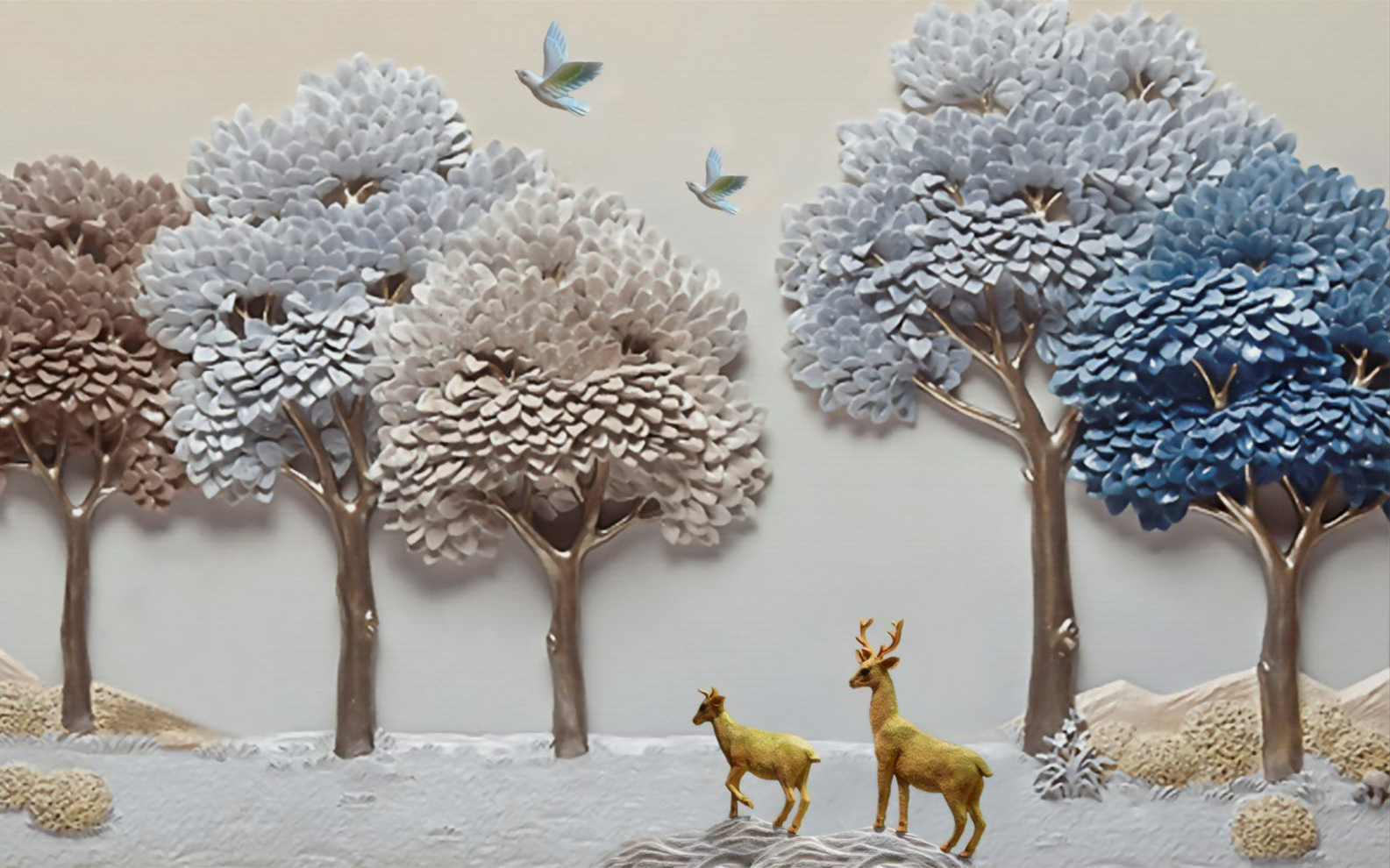 Kabartma Duvar Kağıdı-19