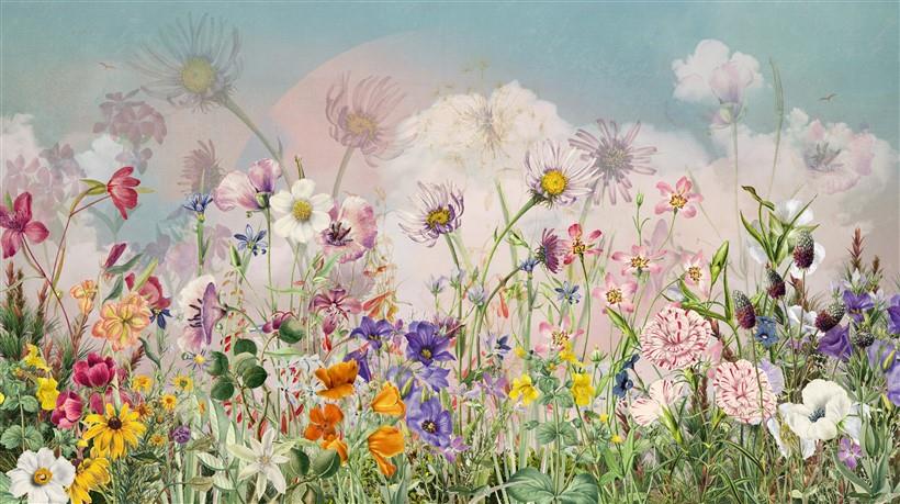 Tropikal Desenli Duvar Kağıdı-135