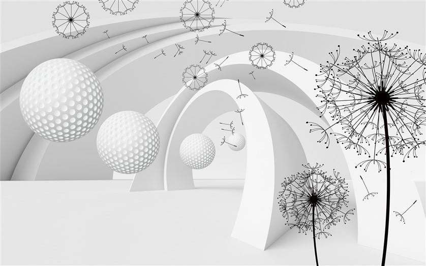 Tünel Derinlik 3d Duvar Kağıdı 015
