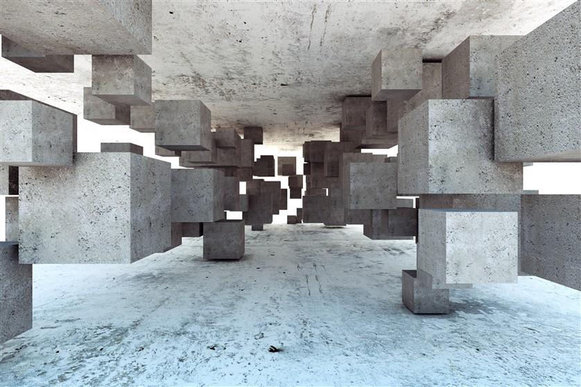 Tünel Derinlik 3d Duvar Kağıdı 036
