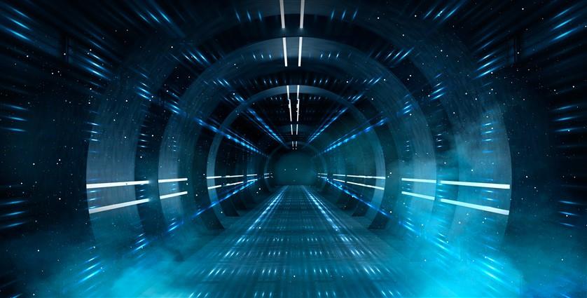 Tünel Derinlik 3d Duvar Kağıdı 08