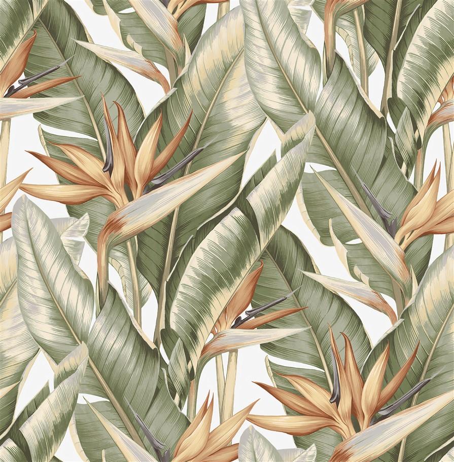 Yaprak Desen Duvar Kağıdı-39