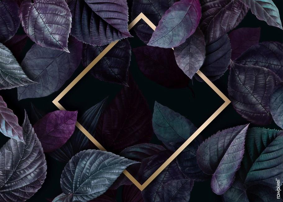 Yaprak Desen Duvar Kağıdı-53