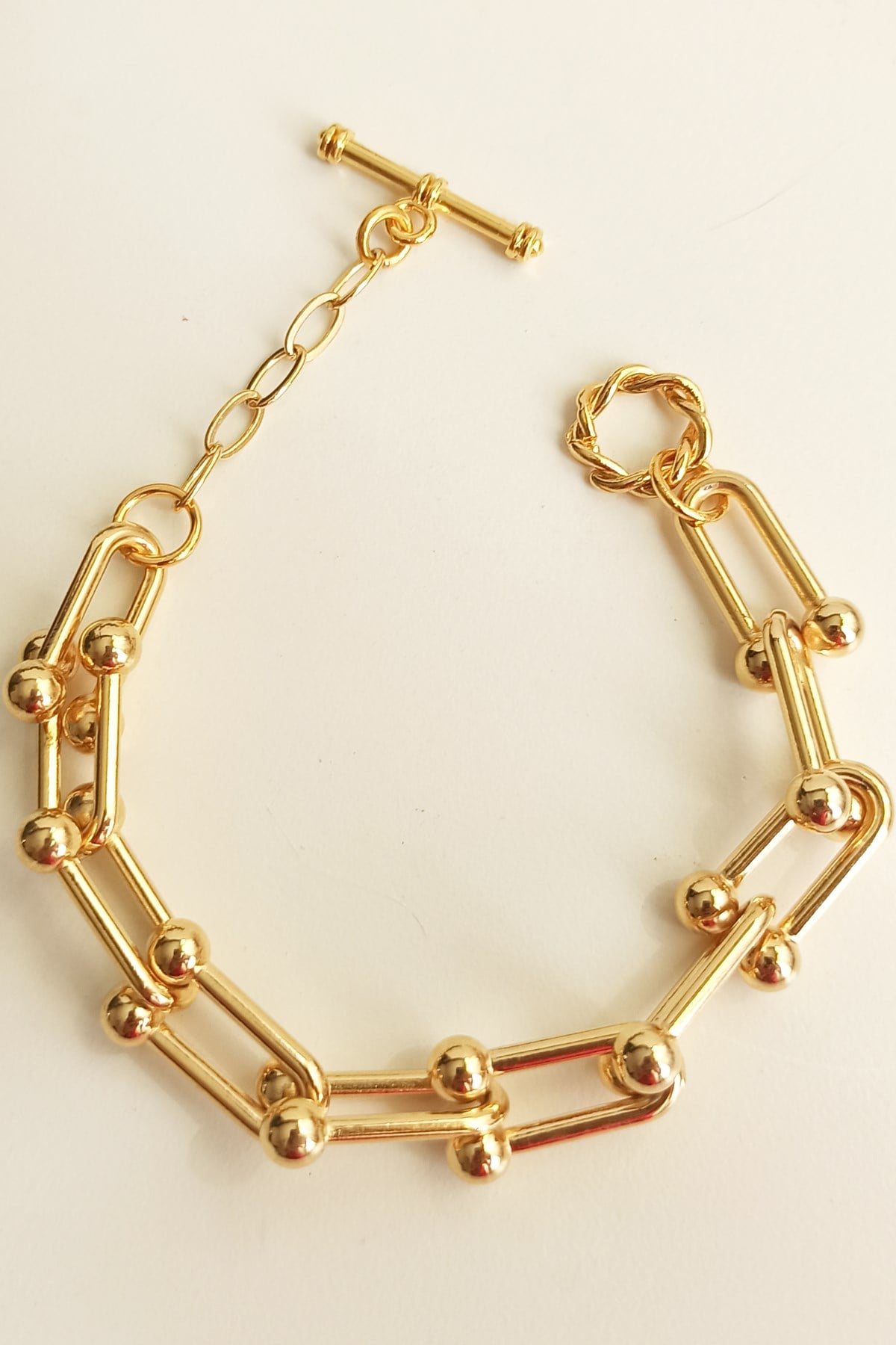 Altın Kaplama Tiffany Model Bileklik