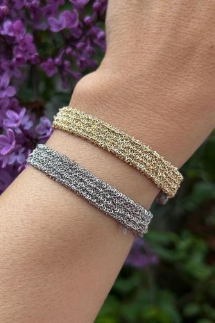 El Emeği Dokuma Zincir Bileklik