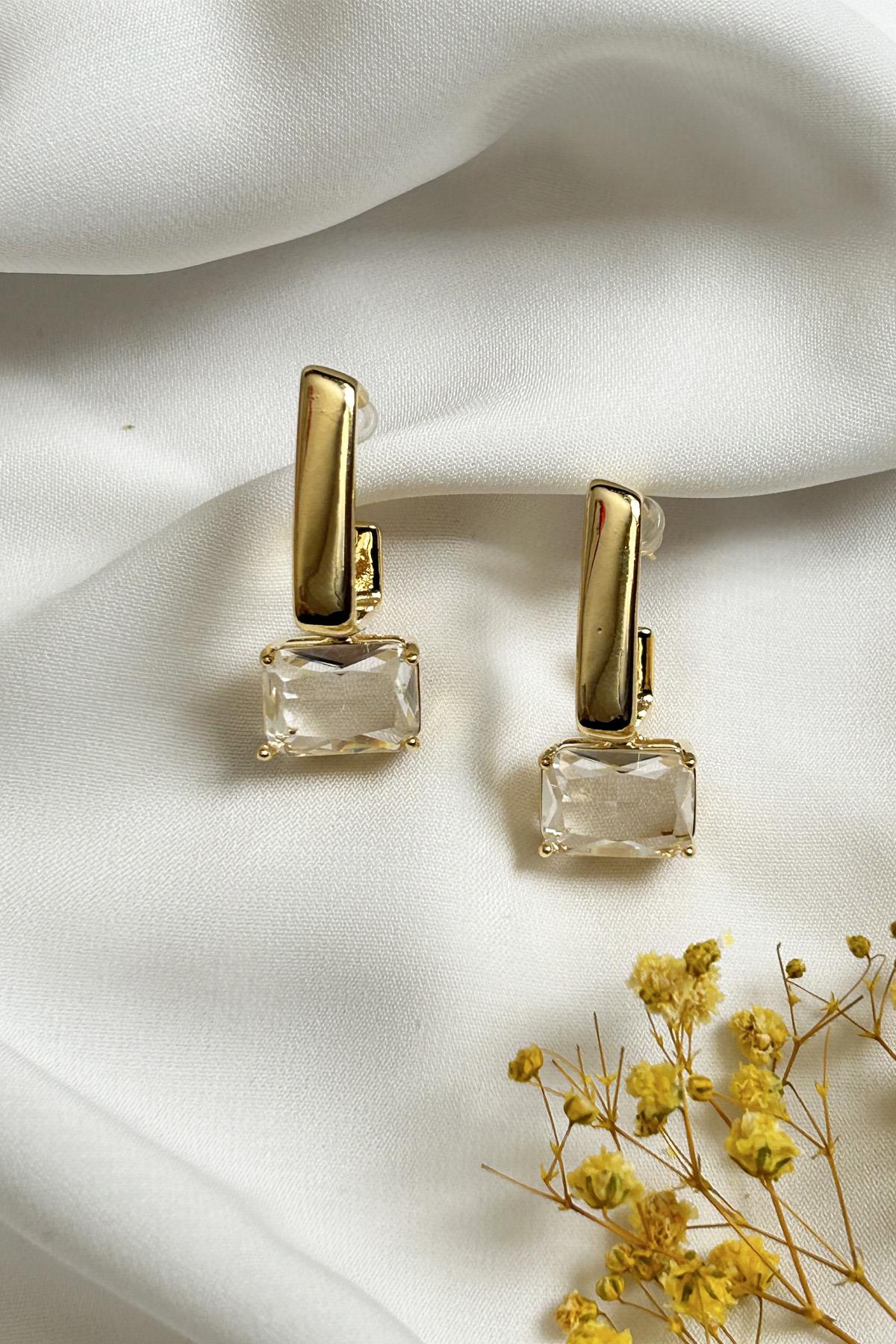 Gold Plated Design Vip Earrings