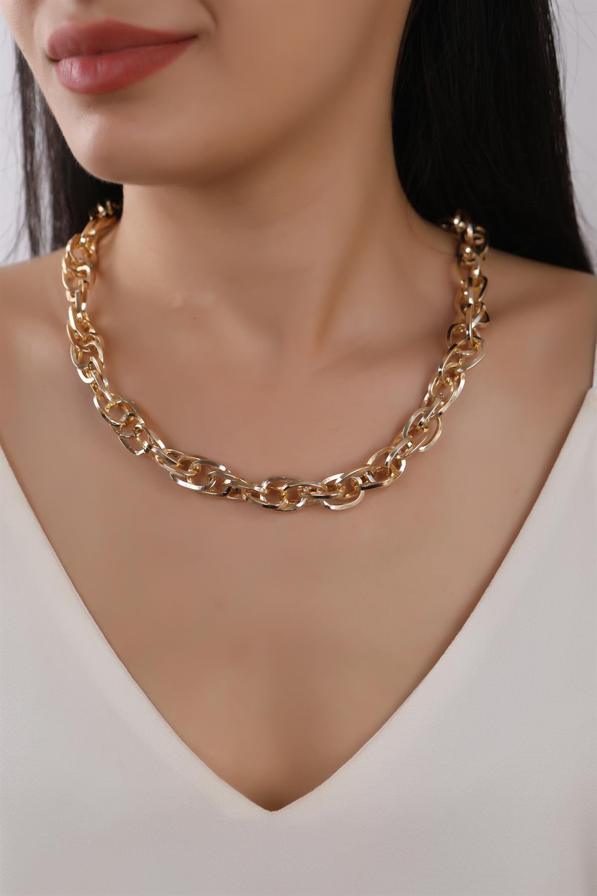 Gold Plated Chain Necklace