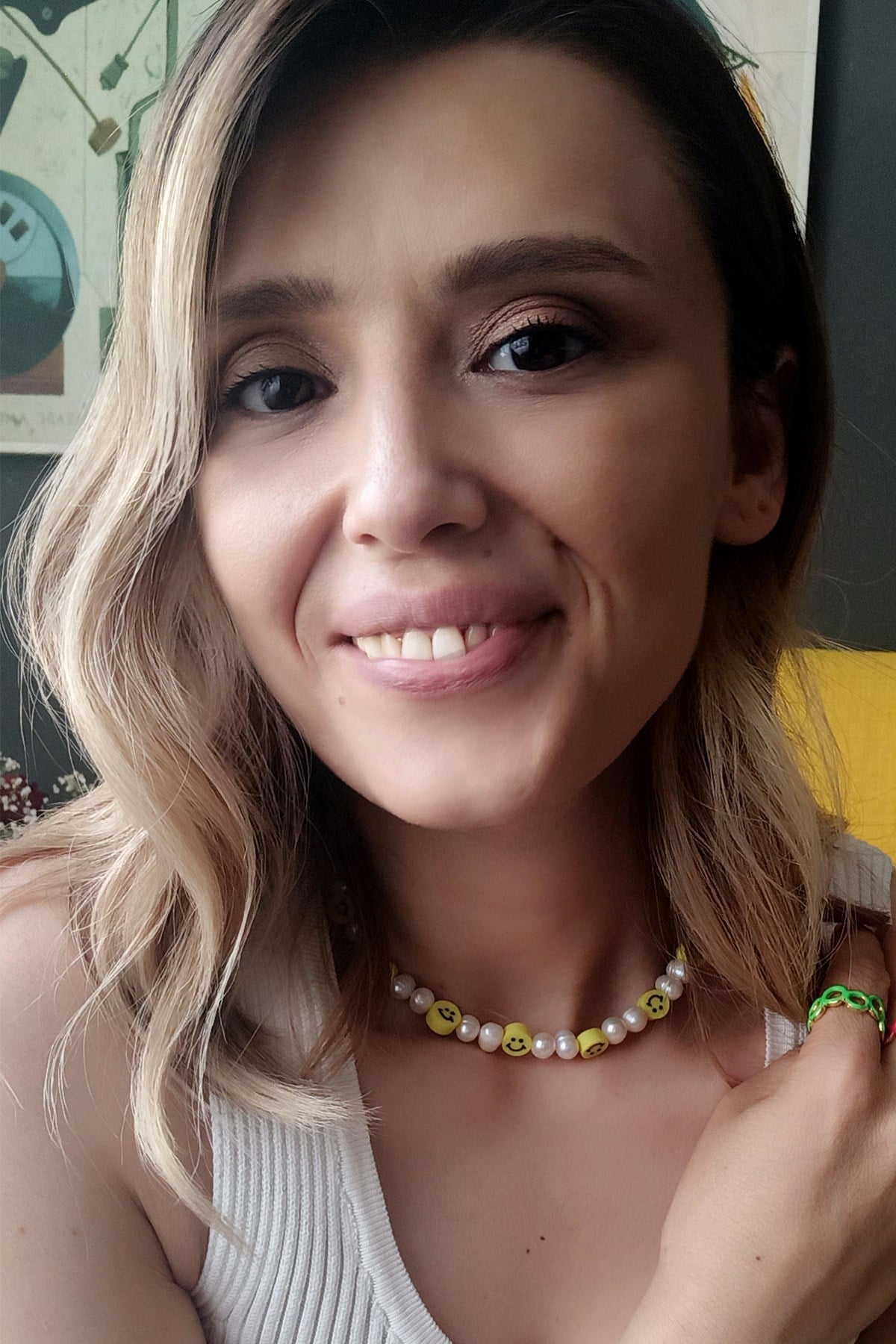 İnci Gülenyüz Fimo Kolye