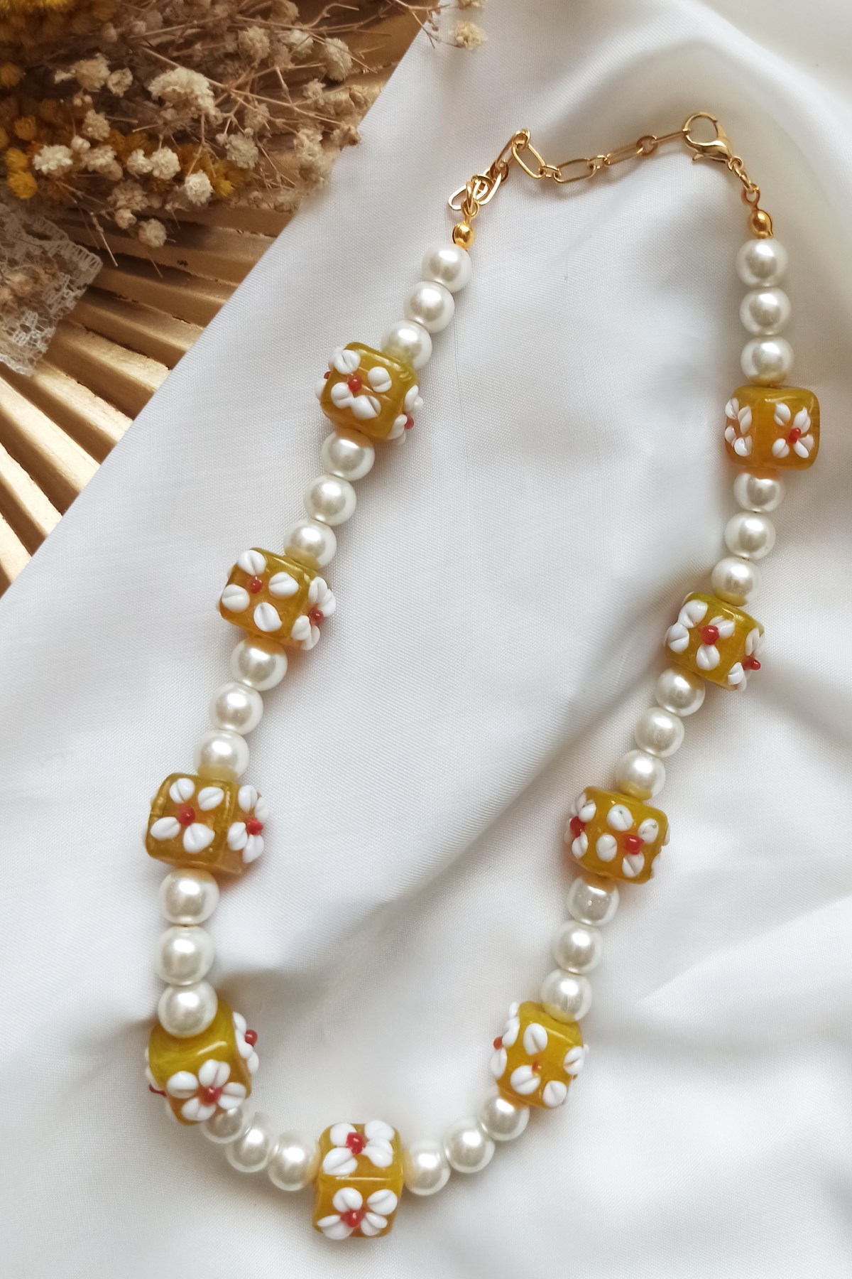 Murano Cam İnci Kolye