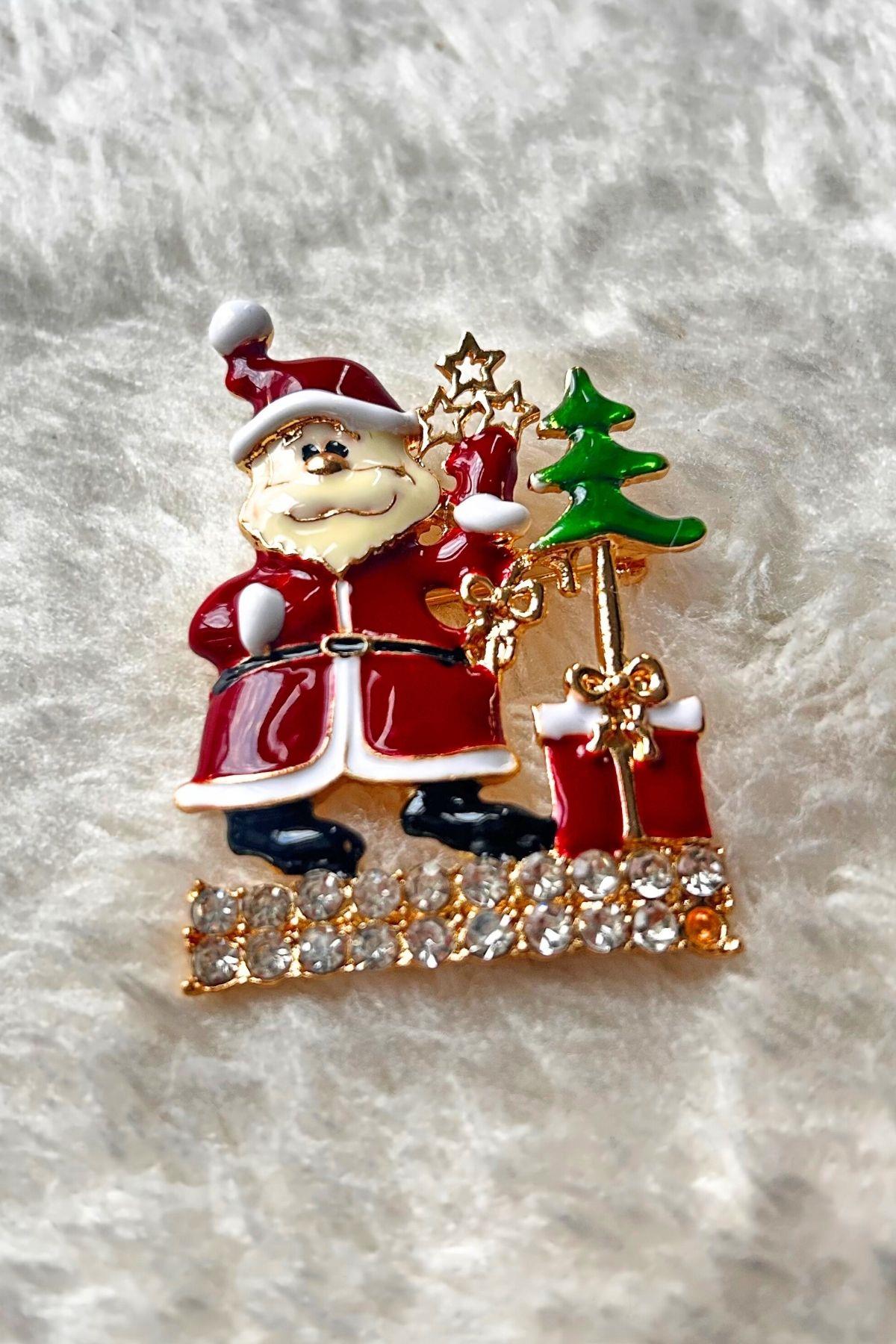 Yılbaşı Temalı Noel Baba Broş