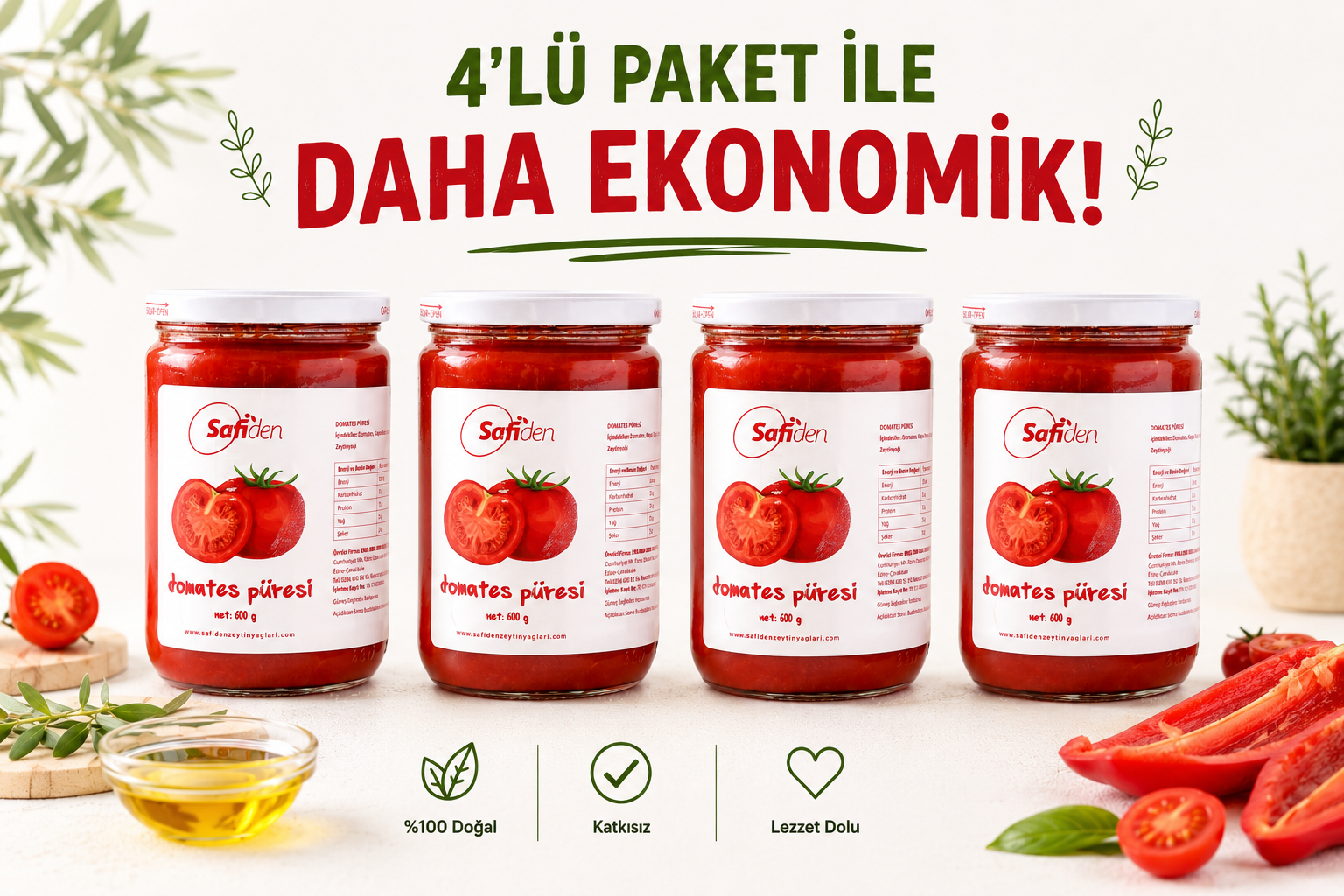 DOMATES PÜRESİ ÇOK AL AZ ÖDE