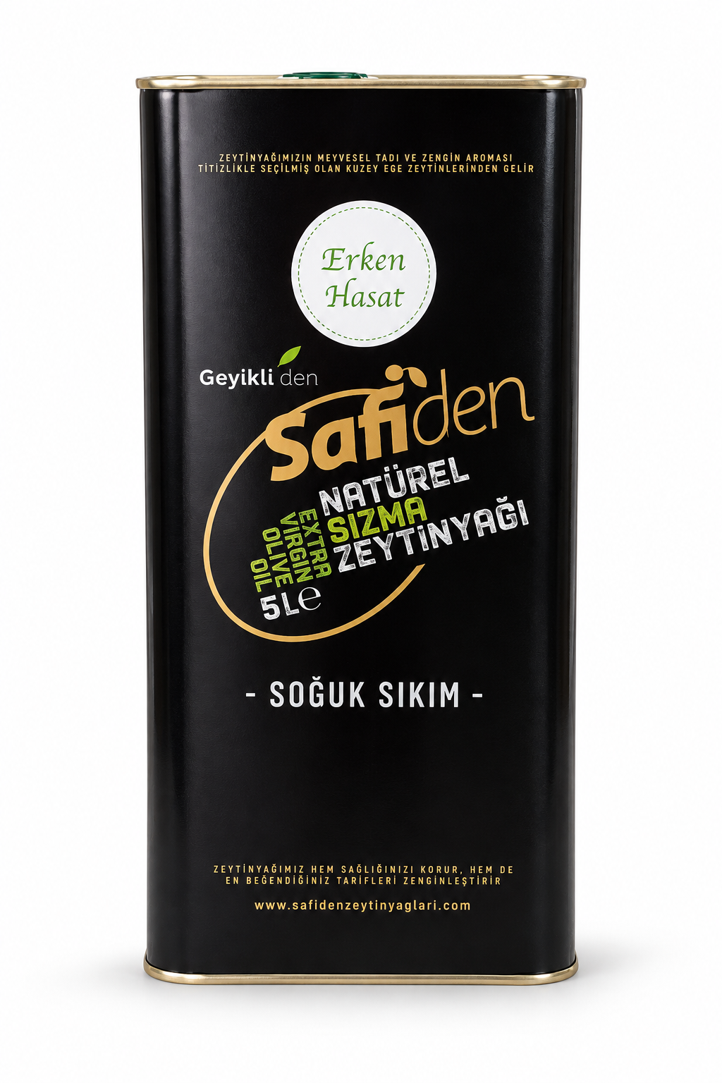 Erken Hasat Natürel Sızma Zeytinyağı 5 LT