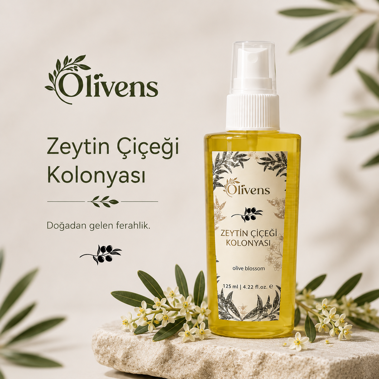 Zeytin Çieği Kolonyası 125 Ml