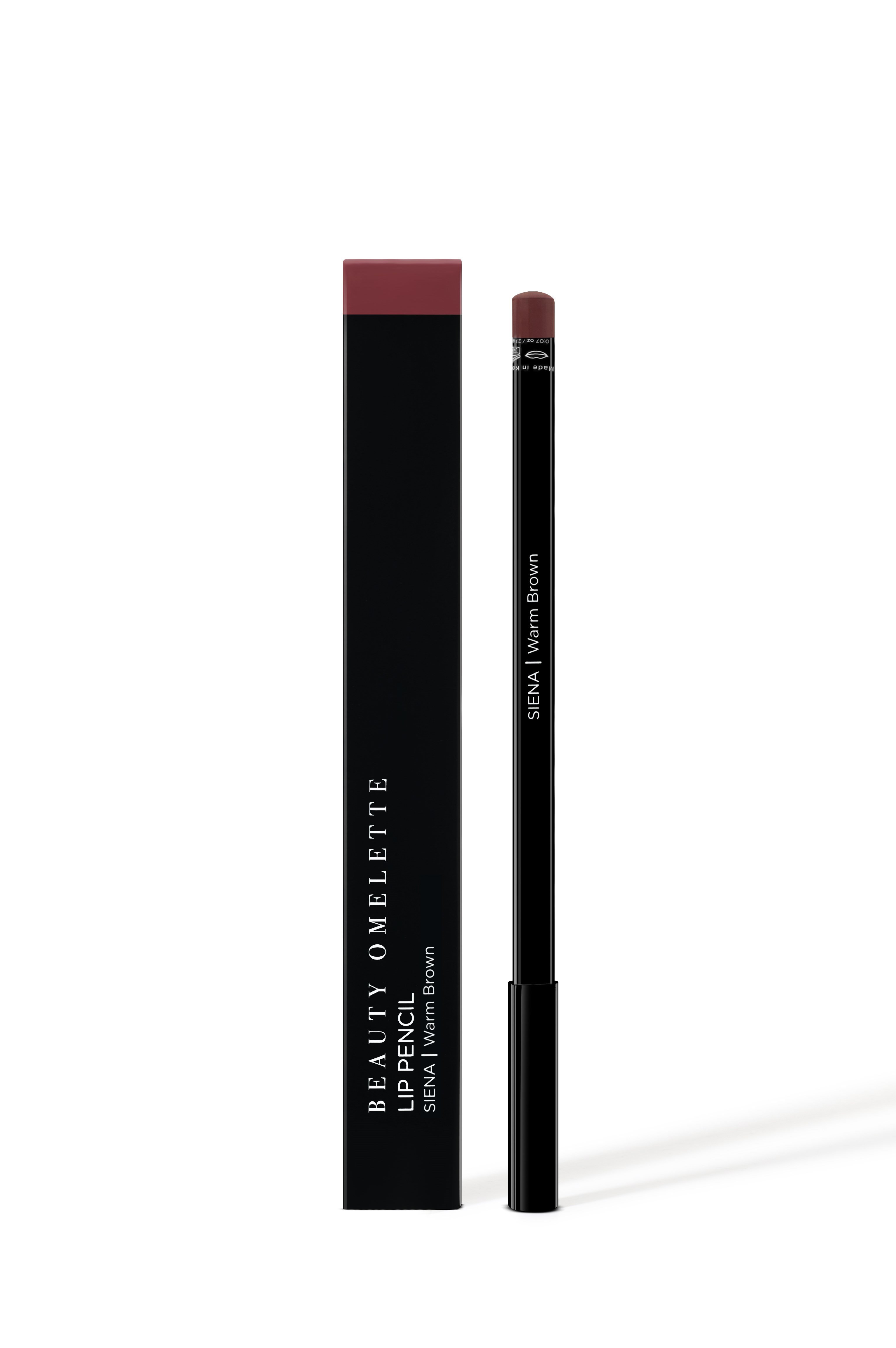 Beauty Omelette Lip Pencil Siena-Warm Brown