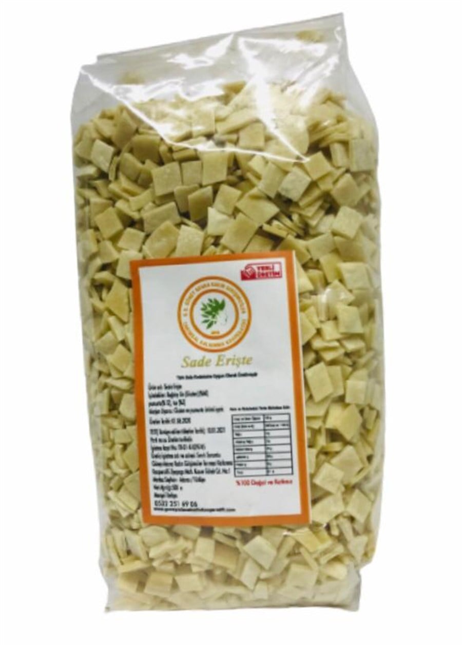 Erişte Sade Ufak Taneli 500 gr