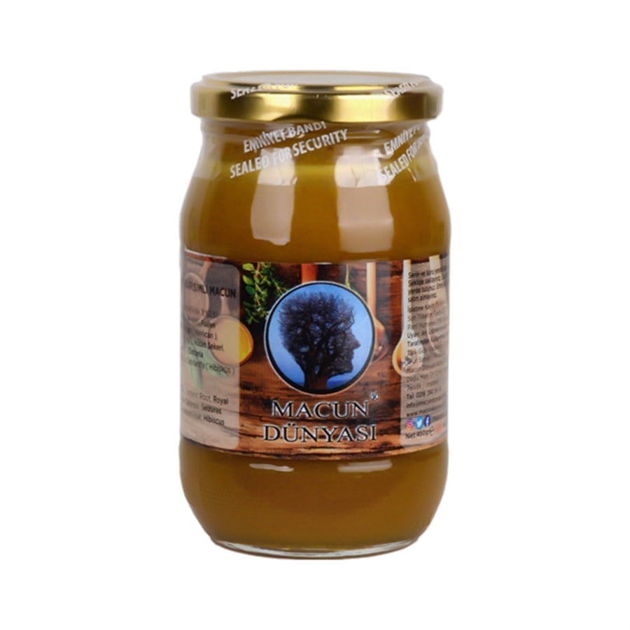 Zencefilli Ballı Bitki Karışımlı Macun (450 Gr)