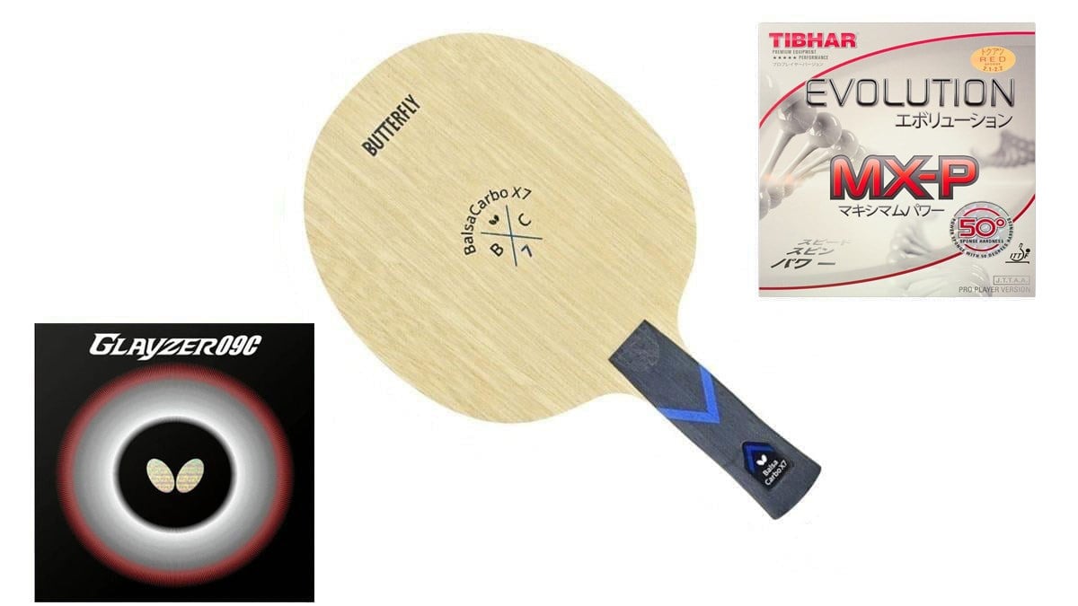 Butterfly Combo Balsa X7 Masa Tenisi Raketi