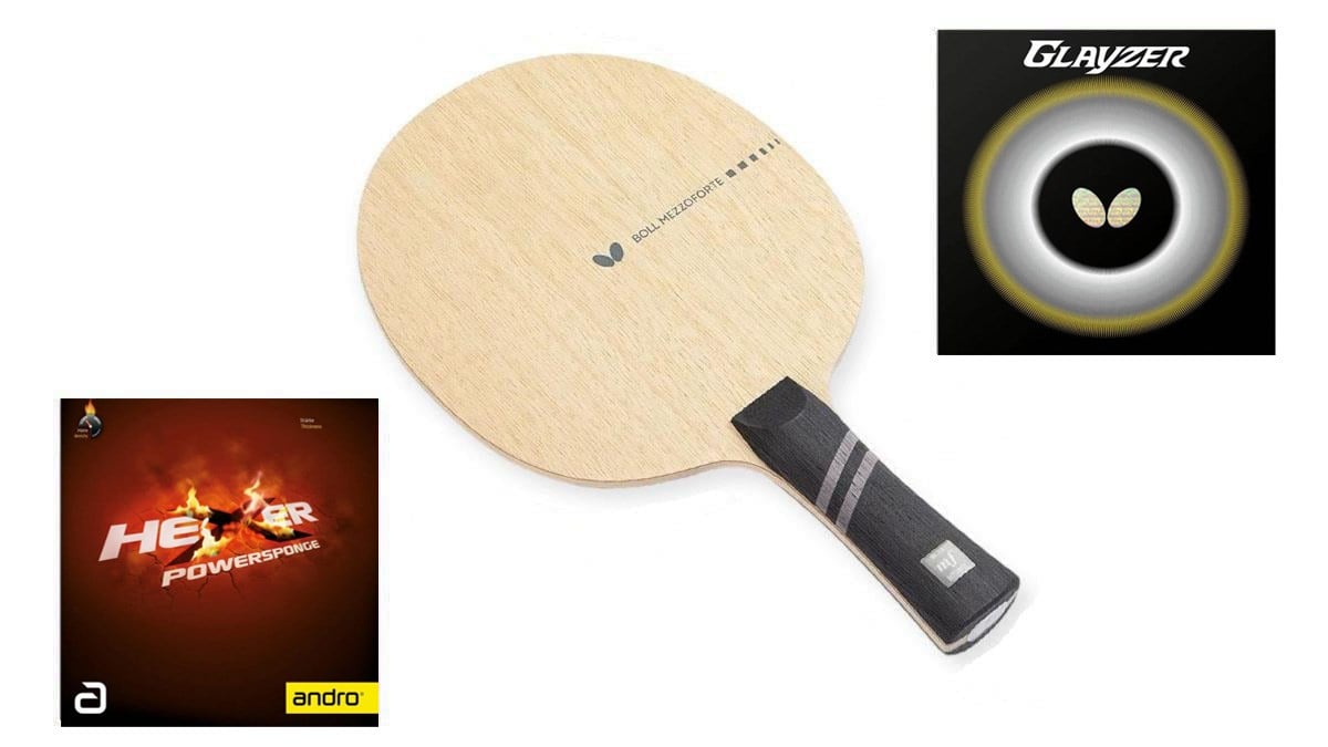 Butterfly Combo Mezzoforte Masa Tenisi Raketi