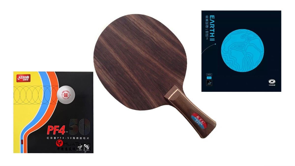 Yinhe Combo Black Coffee Masa Tenisi Raketi