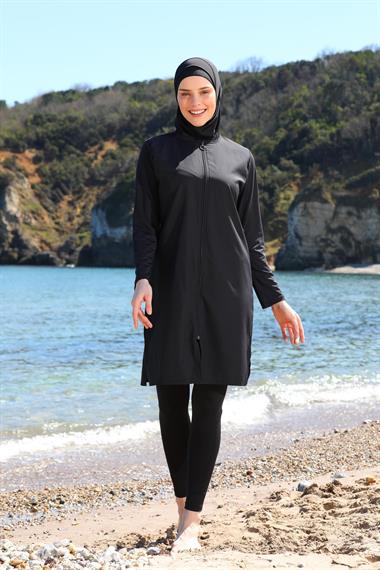 Jile Model Tam Kapalı Tesettür Mayo 3430