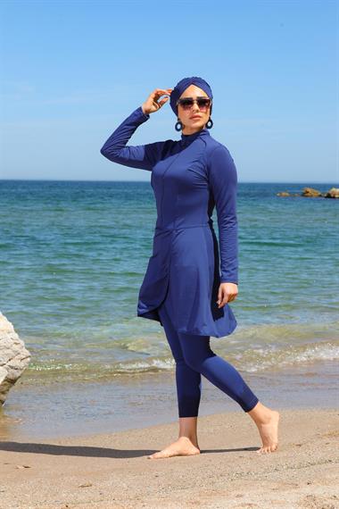 Pareo Model Tasarım Taytlı Kapalı Tesettür Mayo 2230