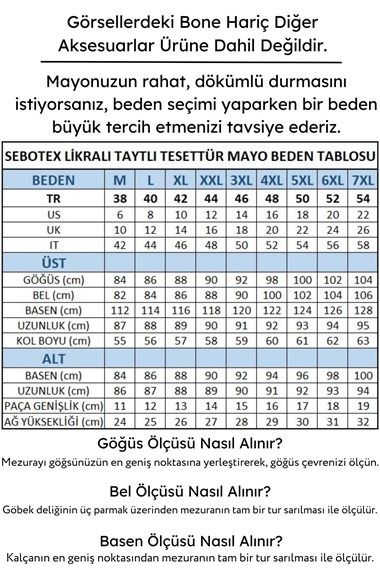 SEBOTEKS Pareo Model Tasarım Taytlı Kapalı Tesettür Mayo 22922294