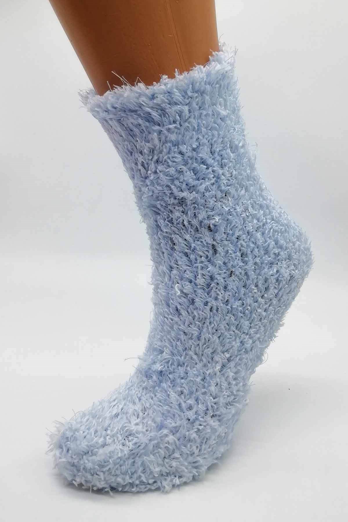 Bonas Bayan Peluş Uyku Çorabı