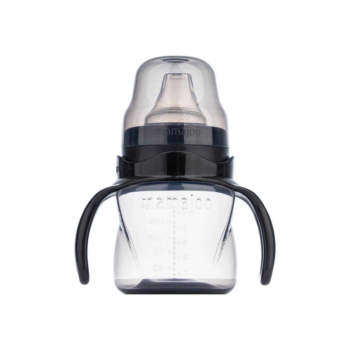 Mamajoo Kulplu Eğitici Bardak 160 ml / Black & Pearl