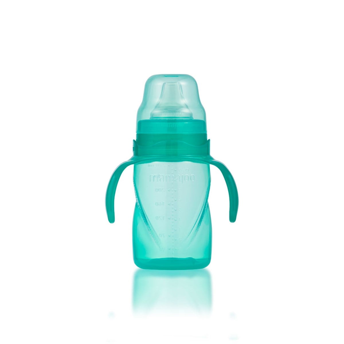 Mamajoo Yumuşak Uçlu Damlatmaz Eğitici Bardak 270ml / Yeşil