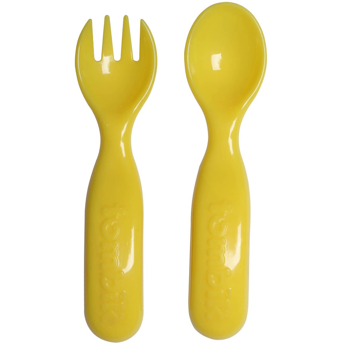 Tombik Kaşık & Çatal Seti / Sarı