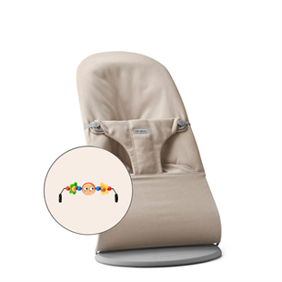 Babybjörn Bliss Ana Kucağı Woven Melange Oyuncaklı / Light Beige