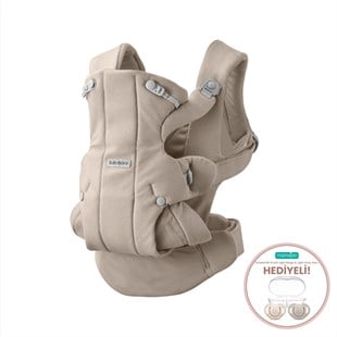 BabyBjörn Kanguru Hold Woven Sand Grey