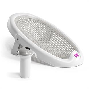 OKBaby Bebek Banyo Seti Jelly Küvet Adaptörü & Splash Bebek Duşu A. Gri 