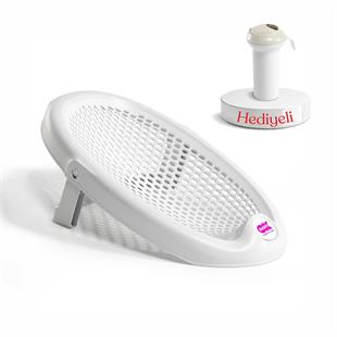 OKBaby Jelly Küvet Adaptörü K. Beyaz & Splash Bebek Duşu Hediyeli
